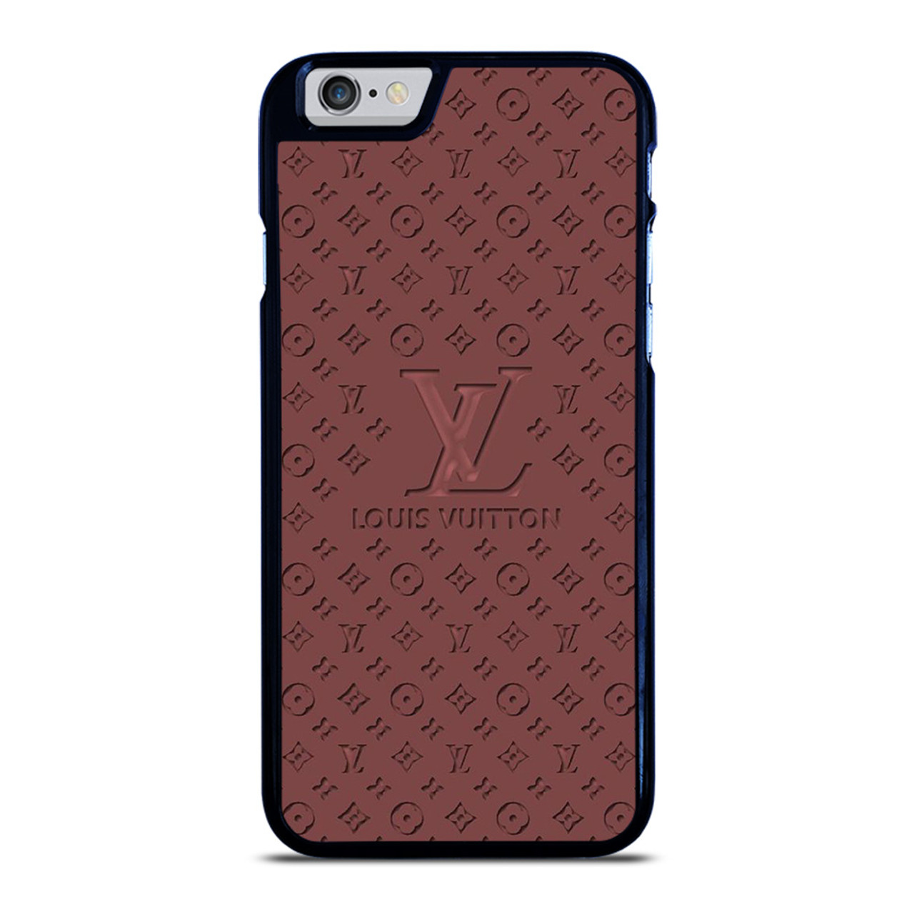 LOUIS VUITTON LV ROSE BROWN LOGO ICON iPhone 6 / 6S